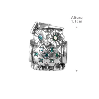 Berloque de Prata Coruja - 63859