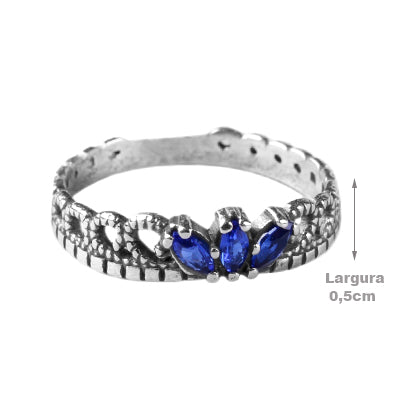 Anel de Prata Coroa - 63866