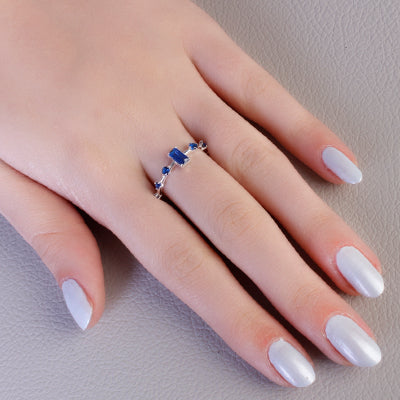 Anel de Prata com Zircônia - 63867