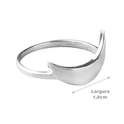 Anel de Prata Lua - 63875