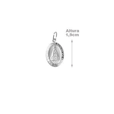 Pingente de Prata Nossa Senhora Aparecida - 63920