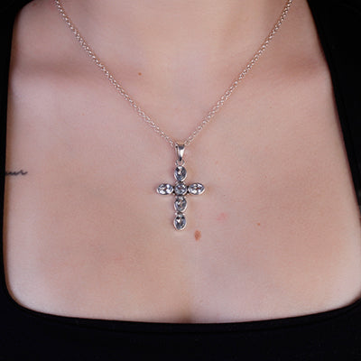 Pingente de Prata Cruz - 63999