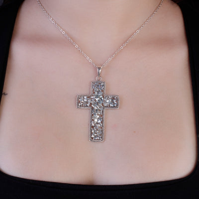 Pingente de Prata Cruz - 64001