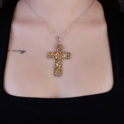 Pingente de Prata Cruz - 64051