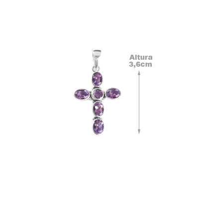 Pingente de Prata Cruz - 64056
