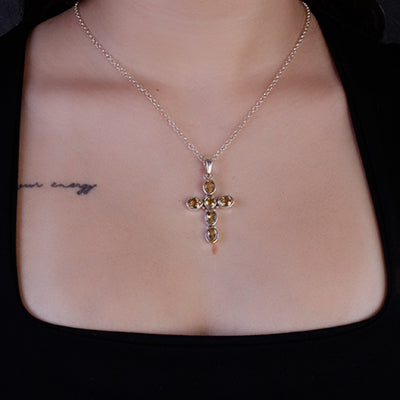 Pingente de Prata Cruz - 64053