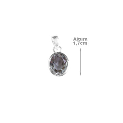 Pingente de Prata Turmalina - 64062