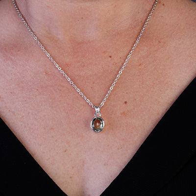 Pingente de Prata Turmalina - 64062