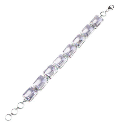 Pulseira de Prata com Cristal - 64080