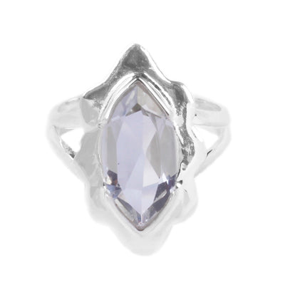 Anel de Prata com Quartzo - 64253