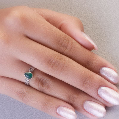 Anel de Prata com Crisopázio - 64315