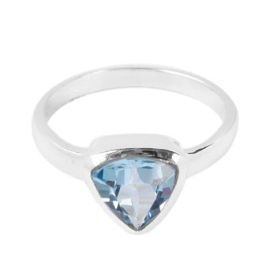 Anel de Prata com Topázio - 64325