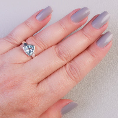 Anel de Prata com Topázio - 64325