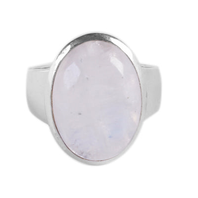 Anel de Prata com Pedra da Lua - 64339