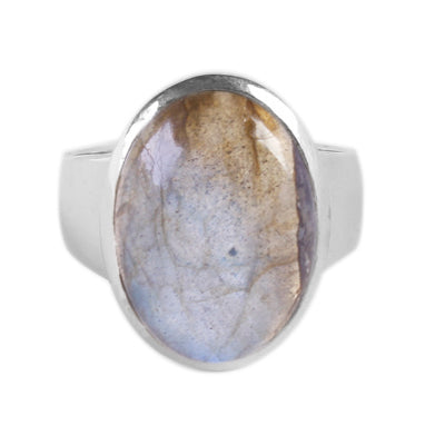 Anel de Prata com Labradorita - 64353