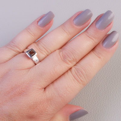 Anel de Prata com Quartzo - 64376