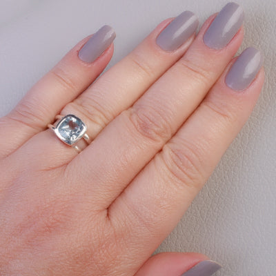 Anel de Prata com Topázio - 64407