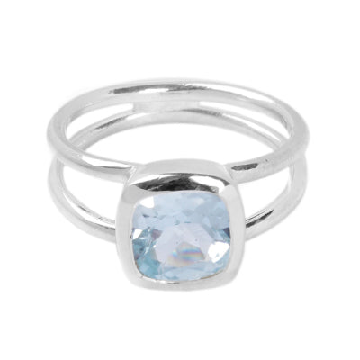 Anel de Prata com Topázio - 64407