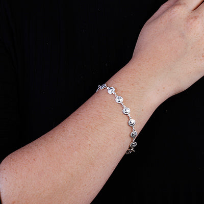 Pulseira de Prata Sol - 64462