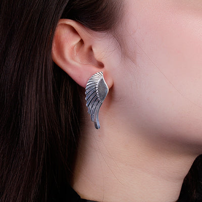 Brinco de Prata Asas - 64476