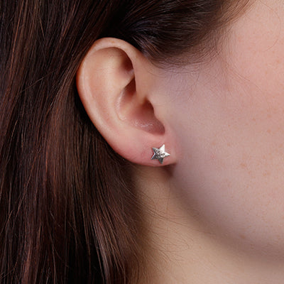 Brinco de Prata Estrela - 64479
