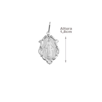 Pingente de Prata Nossa Senhora das Graças - 64485