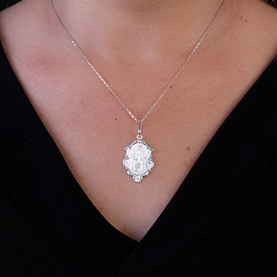 Pingente de Prata Nossa Senhora das Graças - 64485