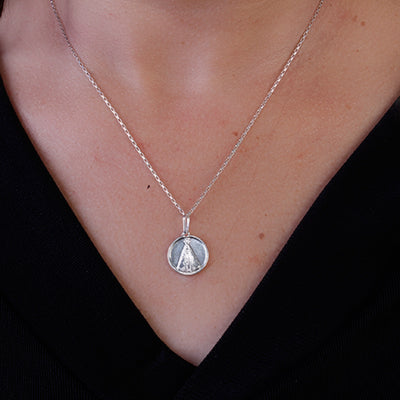 Medalha de Prata Nossa Senhora Aparecida - 64489