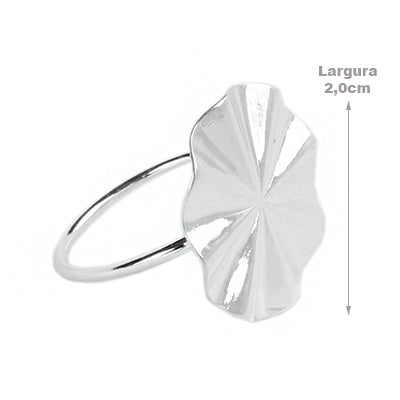 Anel de Prata Trabalhado - 64504