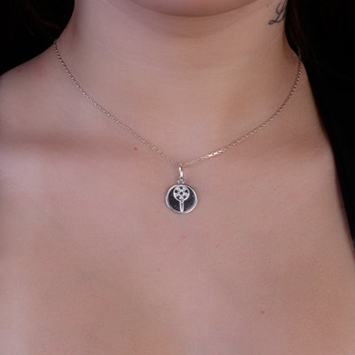 Pingente de Prata Abebé Oxum - 64509
