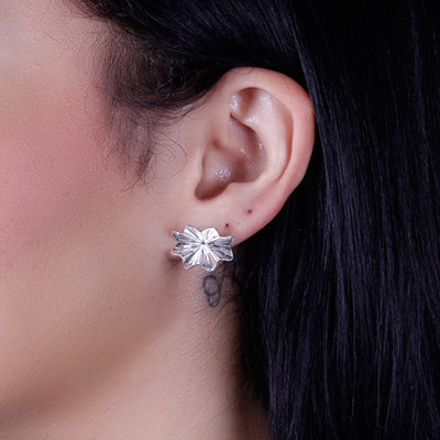 Brinco de Prata Flor - 64525