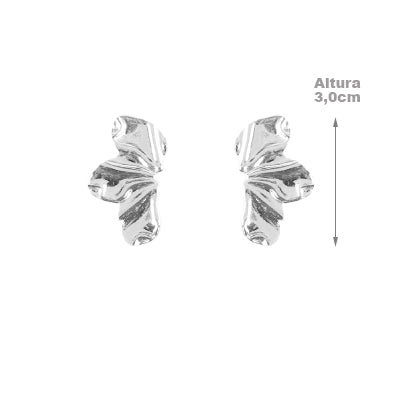 Brinco de Prata Flor - 64527