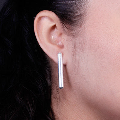 Brinco de Prata Liso - 64529