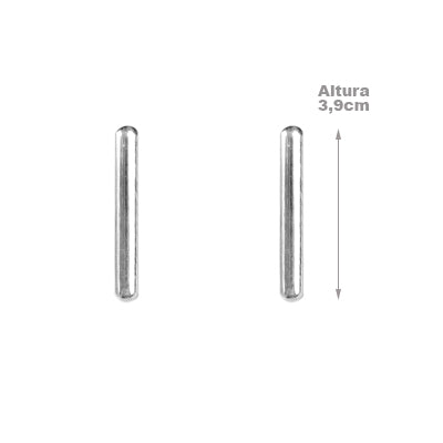 Brinco de Prata Liso - 64529