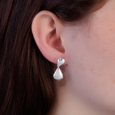 Brinco de Prata Liso - 64530