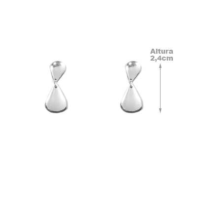 Brinco de Prata Liso - 64530