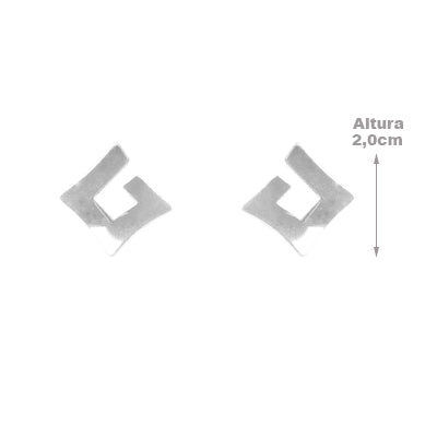 Brinco de Prata Liso - 64532