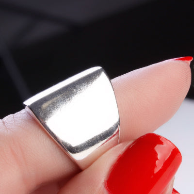 Anel de Prata Liso - 64576