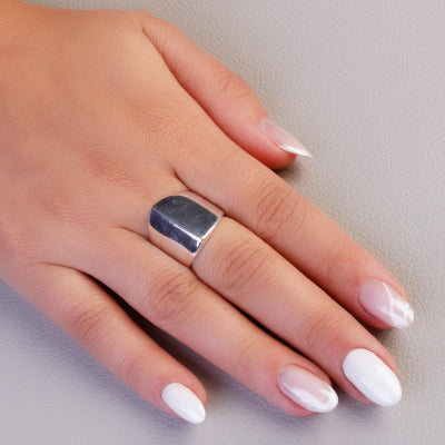 Anel de Prata Liso - 64576