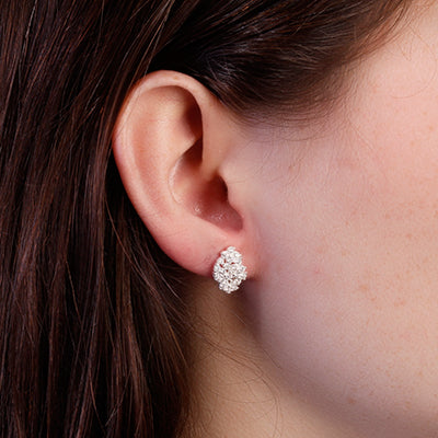 Brinco de Prata Flor - 64581