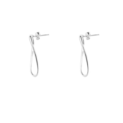 Brinco de Prata Liso - 64583