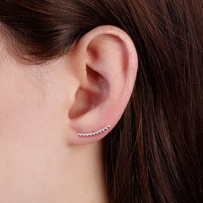 Brinco de Prata Bola (Ear Cuff) - 64586