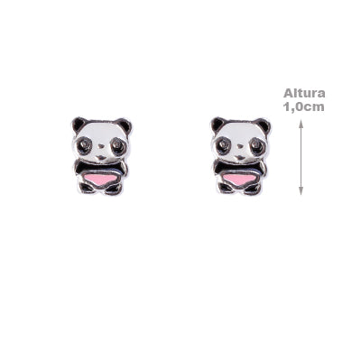 Brinco de Prata Panda - 64596
