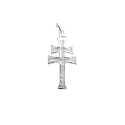 Pingente de Prata Cruz Caravaca - 64618