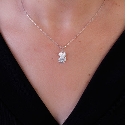 Pingente de Prata Cachorro - 64620