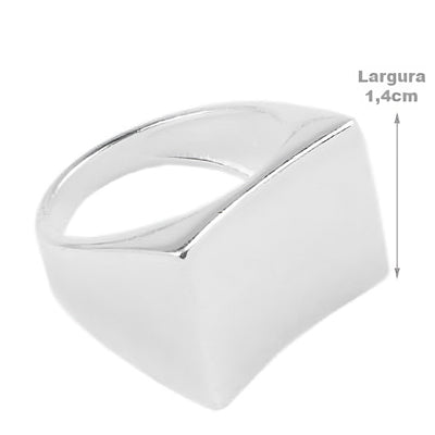 Anel de Prata Liso - 64631