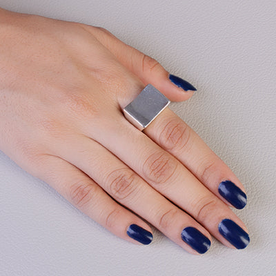 Anel de Prata Liso - 64631