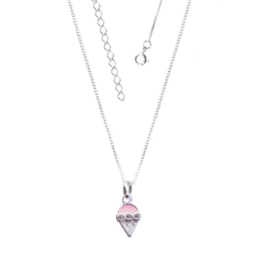 Gargantilha de Prata Sorvete - 64643