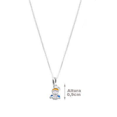 Gargantilha de Prata Anjo - 64646