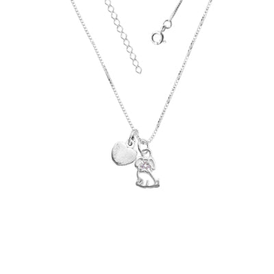 Gargantilha de Prata Cachorro - 64654